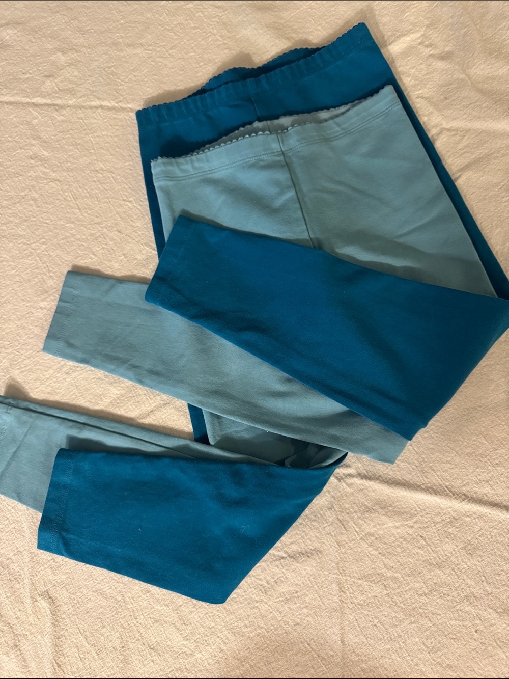Like New! Two Pairs of Tea Collection Girls Leggings